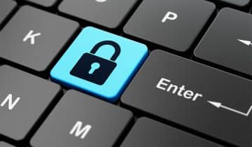 Lock symbol on a keyboard