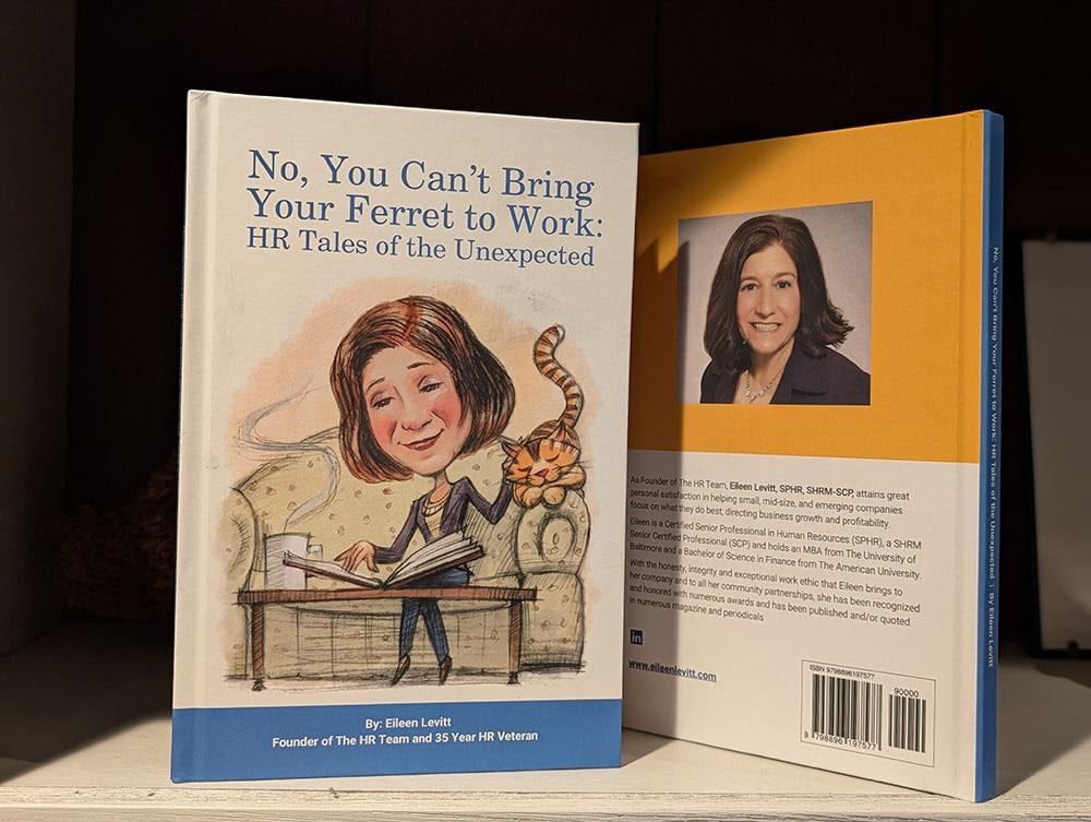 Eileen's Lesson You should write a book about all of these HR lessons